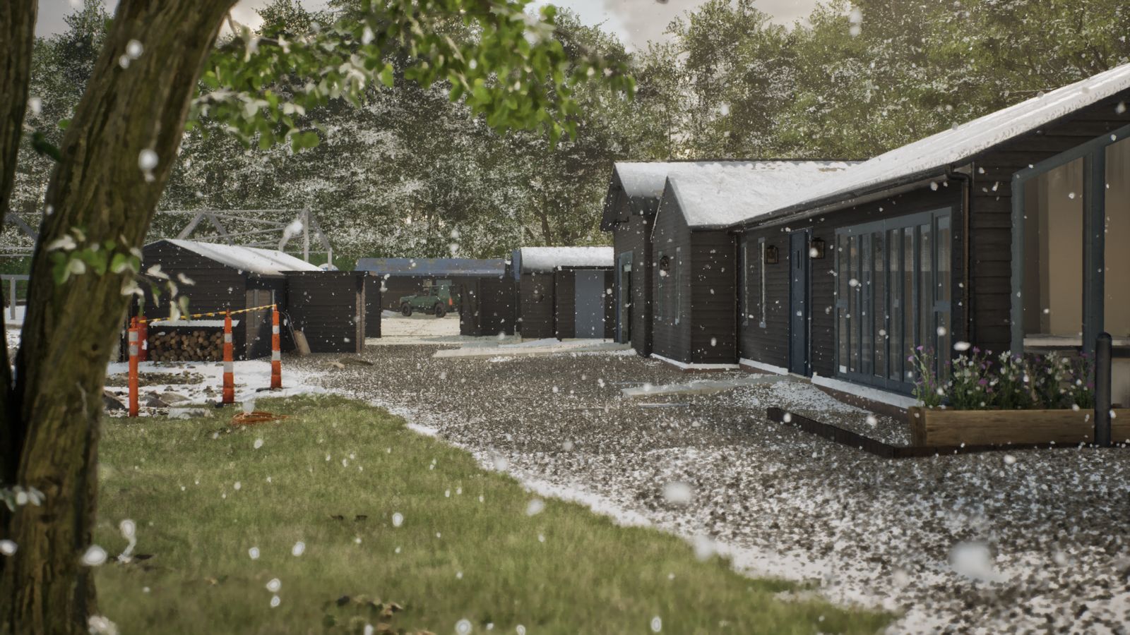 NARA environment — snow